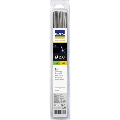 Toparc 087279 WIG-Schweißstäbe Edelstahl 316L