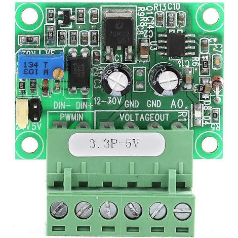 3,3-V-PWM-Signal auf 0-5-V-Spannungswandler D/A Digital-Analog-SPS-Modul