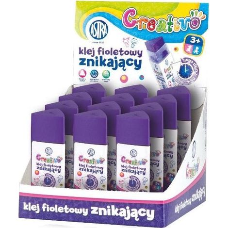 Colla viola invisibile Creativo 12g (12 pezzi) astra