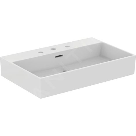 Ideal Standard Extra - Lavabo 700x450 mm, avec trop-plein, 3 trous pour robinet, blanc T389201 (1/5)