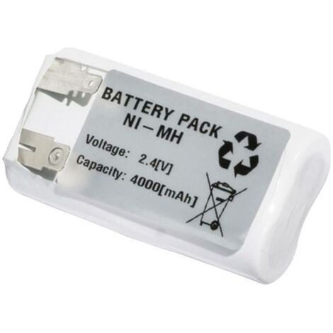 Emmerich 2443FA4000R Batterie pour éclairage de secours cosses à souder en U 2.4 V 4000 mAh Y814411 (1/4)