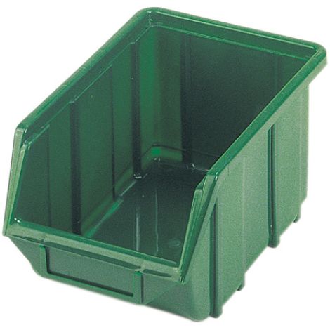 contenitore "ecobox 114" sovrapponibile - verde. (1/4)