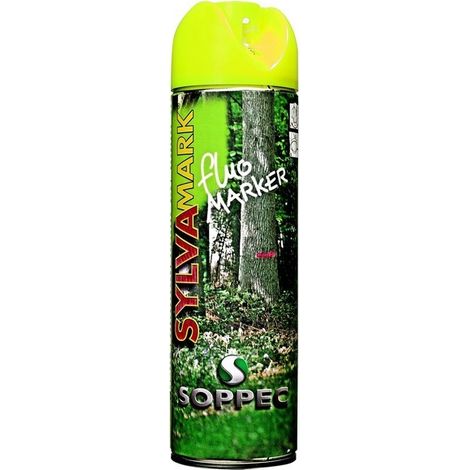 Bombe peinture forestière jaune 500 ml – Spray traceur pour marquage bois – Pour identification de lots et délimitation de parcelles (1/3)