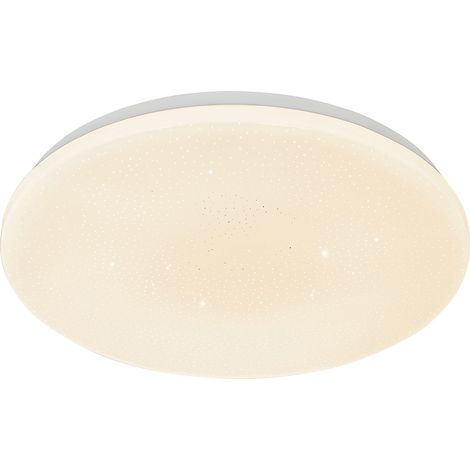 Smarte Deckenleuchte weiß 38 cm Sterneffekt inkl. LED mit Fernbedienung - Extrema