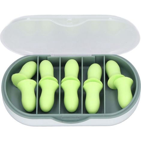10 Paires de Bouchons d'Oreille en Mousse Doux et Confortables pour Dormir, Natation et Insolation Sonore (1/5)