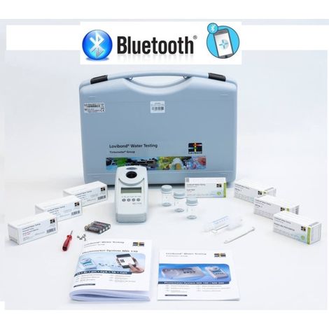 Fotometro Elettronico Professionale Lovibond MD110 Bluetooth 6 in 1 per Analisi Ph - Cloro - Bromo - Alcalinità - Stabilizzante & Durezza - Analisi Acqua Piscina (1/5)