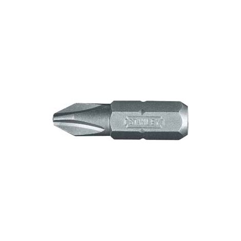 INSERTO A CROCE PHILLIPS PER AVVITATORI- - mm.25 PH3 - 25 pezzi STANLEY