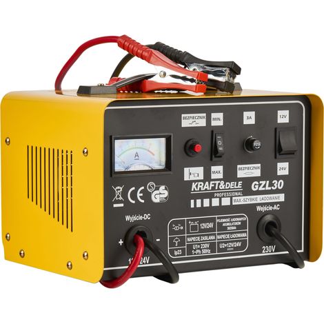 Caricabatterie per auto 30A 90-250Ah  Kraft&Dele (1/5)