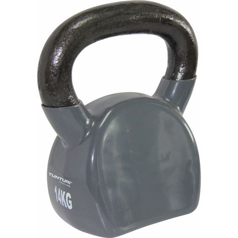 Kettlebell Tunturi TNT 14TUSCL350 14 kg en vinyle gris