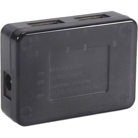 Carte charge rapide voiture double USB step-down 6V-30V simple port 18W QC2.0 QC3.0 Type A (1/5)
