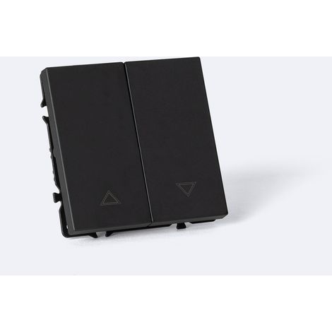 Interruptor Persiana Luxe 990 Negro