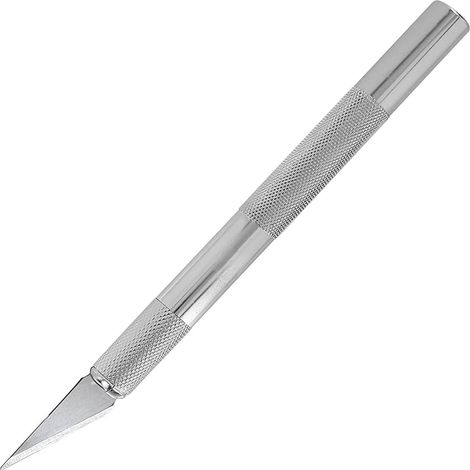 Bisturi de precision hoja metal  Gris (1/4)