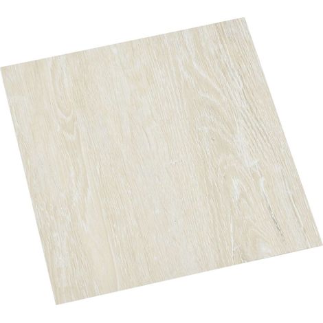 Flooring Planks 5.11 m² 55 pcs PVC Cream White vidaXL