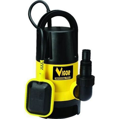 Vigor AL-550 AUT Elettropompa Sommersa Acque Sporche 550 W 200 l-min Prevalenza 7 m Attacco 1''1-2