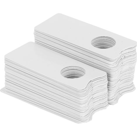 Étiquettes de Jardin en PVC Blanc Imperméable, 600 Marqueurs de Plantes pour Cour et Extérieur (1/5)