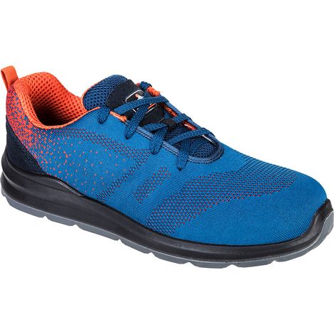 Stahlkappe Schuh Steelite Aire S1p Farbe: Blau/orange Größe 47 - Portwest