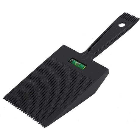Pettine da barbiere, guida al taglio, strumenti da barbiere per uomo, nero (1/5)