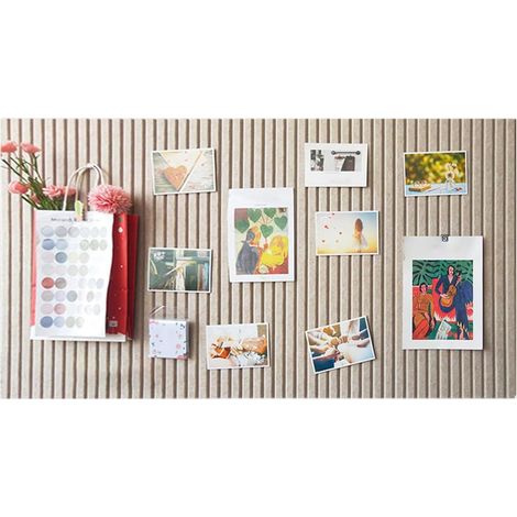 Tableau D'Affichage En Feutre 60x120cm, Panneaux Muraux Mémo Décoratif 9 mm Pliable, Vision Board Avec Ruban Auto-Adhésif Pour Maison, École Et Bureau (1/5)