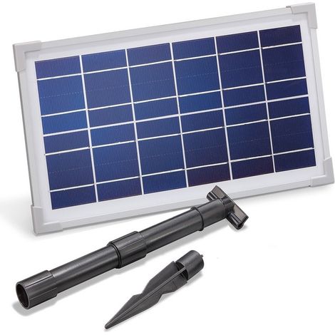 Panneau solaire 8Wc / 6V pour pompe basse tension (1/2)