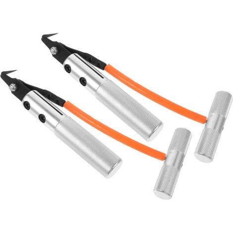 Outils Démonte-Pare-Brise Automobile 2 Pièces, Outil de Découpe de Vitre Robuste, Kit Réparation Pare-Brise Voiture, Usage Professionnel et Bricolage (1/4)