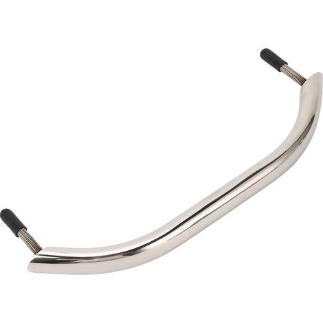 Poignée de bateau ovale en tube inox 304 poli miroir, rambarde marine robuste, support de maintien 12 pouces, charge élevée, accessoire bateau. (1/5)