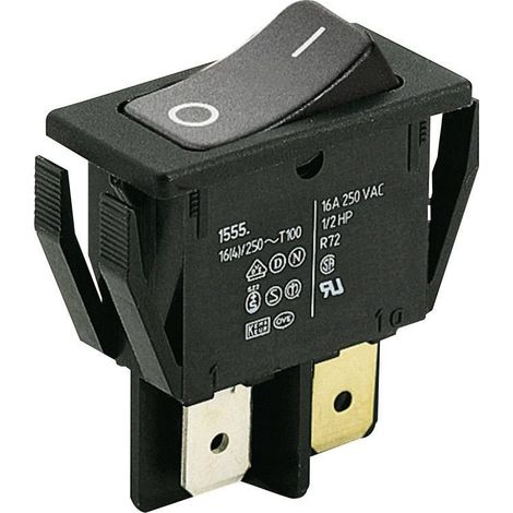 Marquardt 1552.3602 Interrupteur à bascule 1552.3602 250 V/AC 16 A 2 x Off/On IP40 à accrochage 1 pc (1/4)