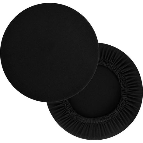 Stück Stoff-Büromöbel-Bezüge, runde Hockerbezüge, Barhockerbezüge - Superweiche und waschbare elastische Hockerbezüge für Stühle mit 30-45 cm Durchmesser