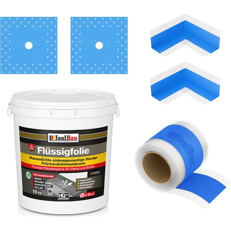 Kit de jointure 307B Liquid Foil 16 kg, ruban adhésif 10 m, 2 coins, 2 manchettes (1/5)