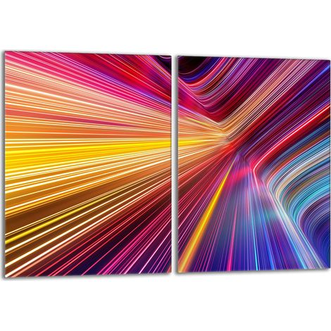 Glasschutzplatte für den Herd 2x40x52 Bunt (1/5)