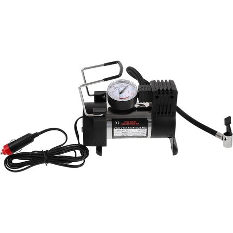 Compresseur D'air Portable pour Pneus de Voiture, Design Compact en Abs, Pompe à Air Portable Noire pour Usage Quotidien et Urgences Automobile (1/5)