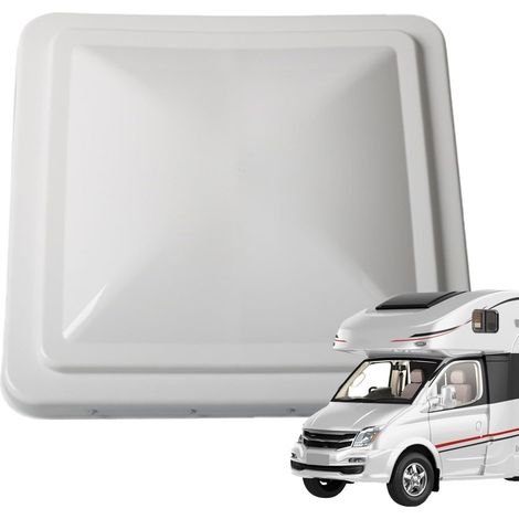 Aération de toit pour camping-car – 35,6 cm – Housse de ventilation résistante intempéries pour caravane Aération de conversion de caravane statique, flux d'air d'été et d'hiver, accessoires de