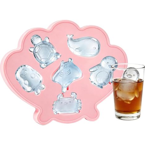 Bac À Glaçons En Silicone Pour Animaux – Moule À Glaçons Antiadhésif À 6 Cavités De Qualité Alimentaire, Plateau De Congélation Réutilisable Pour Whisky, Cocktail, Jus, Bonbons, Chocolat Accueil Cui (1/5)