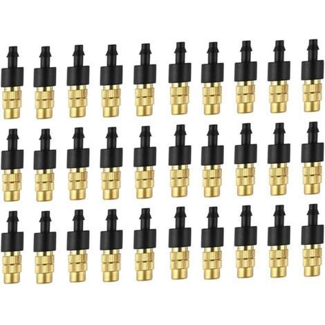Set of 30 pieces Brass Spray Nozzle, Watering Nozzle, Adjustable Atomizer Sprinklers, Accessories for Garden Irrigation (1/5)