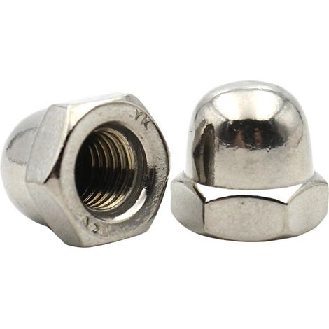 10/20 PCS M3 M4 M5 M6 M8 - M18 Écrous à tête bombée décorative en acier inoxydable A2-70 (20PCS, (1/5)