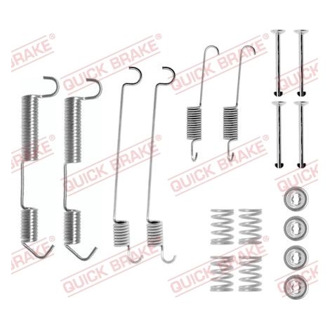 Kit d'accessoires, mâchoire de frein Quick Brake 105-0646 BMW