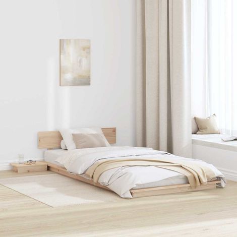 Bettgestell Braun 80 x 200 cm Holz