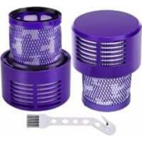 Filtre pour Dyson V10 SV12, 2 Filtres de Remplacement pour Aspirateur Dyson V10 SV12 Cyclone Séries, V10 Absolute Animal Motorhead Total Clean SV12 Accessoire Sans Fil DY-969082-01,