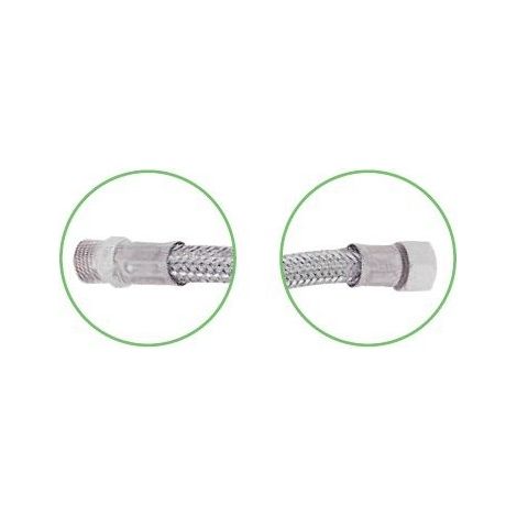 Flexible sanitaire Mâle 1/2" Femelle 1/2" - 30cm