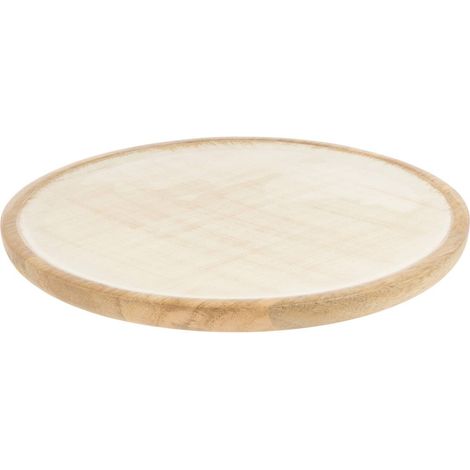Ava-Präsentationsteller, rund, Durchmesser 23 cm, weiß - Atmosphera créateur d'intérieur