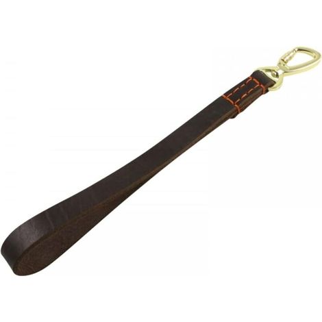 Short Dog Leash, Leather, Handmade, Heavy Duty, Portable, Pet Carrier Leash for Medium and Large Dogs