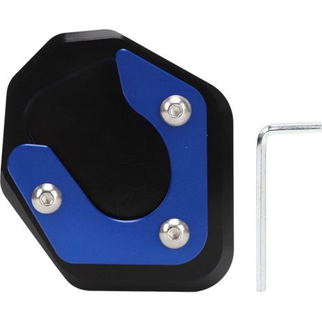 CNC Side Stand Extension, Heavy Duty Aluminum Replacement Bracket for CFMOTO 800MT 2020 – 2023 Blue (1/5)