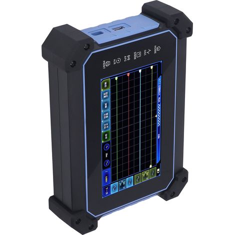 Oscilloscope numérique HANTEK pour tablette, écran tactile, 4 canaux, 200 MHz, 1 GSa/s, prise européenne AC 100-240 V (1/5)