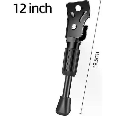 HONORNIC - support de vélo noir/blanc réglable pour VTT et vélo de route, béquille latérale, support de pied. (1/5)