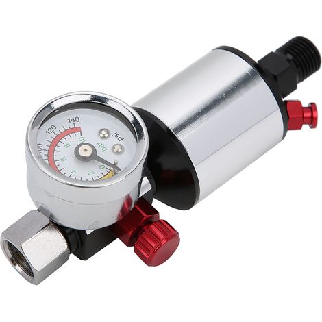 Öl-/Wasserabscheider-Luftdruckregler aus Aluminiumlegierung, Filterreguliervorrichtung BSPP 1/4 Zoll (1/5)