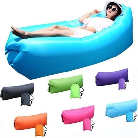 Inflatable Canapé Lounger - Waterproof, Leak-Proof with Carry Bag for Travel and Hiking.
