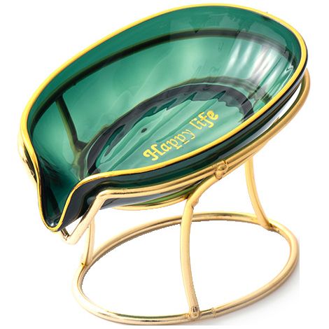 Porte-savon de luxe en plastique, porte-savon, égouttoir de salle de bain/toilettes, gobelet à savon original-AquaForge (1/5)