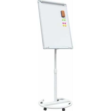 Tableau blanc magnétique Gris et blanc 62 x 62,5 x 197 cm EPS