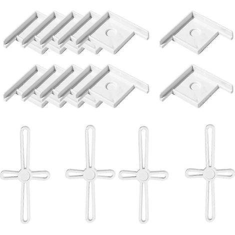 Protection de bord pour aquarium - Étui de protection facile à installer - Pieds décoratifs pour le fond - Protection d'angle pour aquarium-White (1/5)