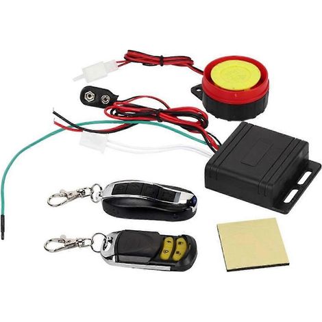 Alarma inteligente para motocicleta de 12 V con sistema de seguridad antirrobo automático y control remoto. (1/5)