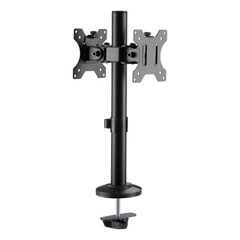CROMAD Supporto da banco per 2 monitor 17"-32